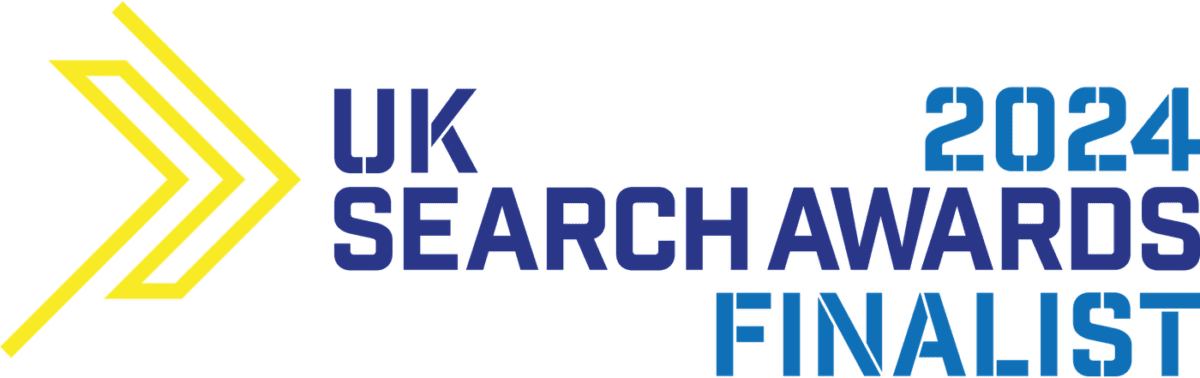 UK Search Awards finalist logo 2024