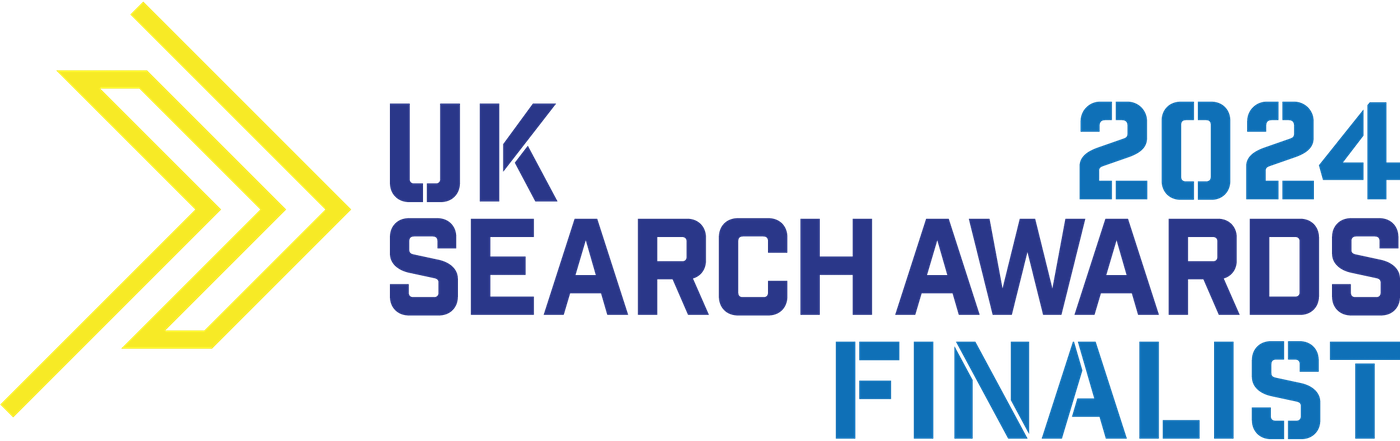 UK Search Awards finalist logo 2024