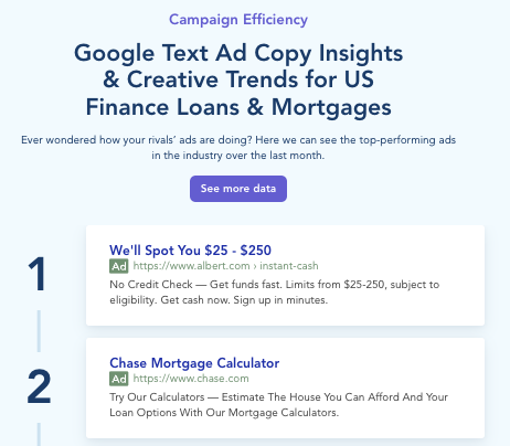 Google Text Ad Copy Insights and Creative Trends 